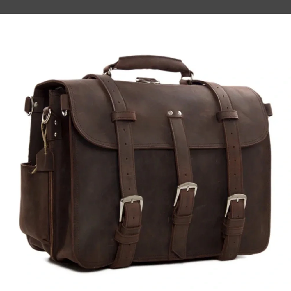 Rock Cow Super Large Multi-Use Leather Travel Bag, Duffle Bag, Leather Backpack